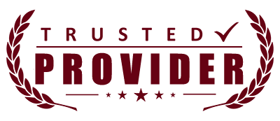 Trusted Provider Badge Red